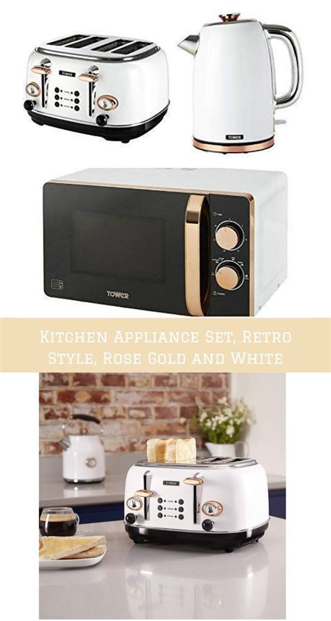 On april 22, apple announced its new macbook will get a rose gold refresh (as well as a longer battery life, faster processor and more storage), to the delight of. Tower Kitchen Appliance Retro Stylish Set - Rose Gold & White, Manual 20 Litre Microwave, Rose ...