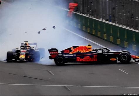 Sergio perez was fourth, ahead of daniel ricciardo and pierre gasly whilst lewis hamilton finished the session in seventh. Extraordinary accident in F1 Azerbaijan Grand Prix in Baku ...
