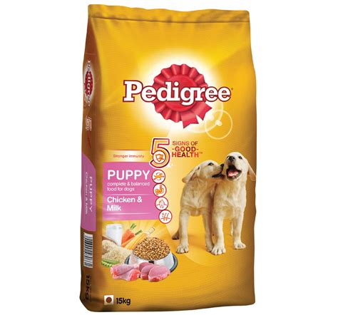 At the pedigree brand we believe that every dog deserves a loving home, and that every dog deserves leading nutrition.from over 40 years' of developing pedigree recipes, we have developed pedigree vital protection food designed to protect your dog in four ways: Pedigree Dog Food Puppy Chicken & Milk - 15 Kg | DogSpot ...