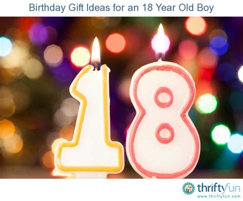 Whether the young man is going to be living or is living in a dorm or an apartment there are tons of items that they need for their new living situation. Birthday Gift Ideas for an 18 Year Old Boy | ThriftyFun