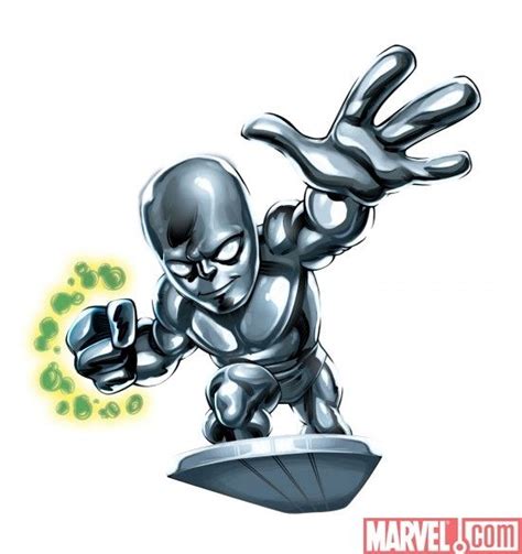 Marvel Super Hero Squad Silver Surfer Chibi Marvel Marvel Vs Marvel