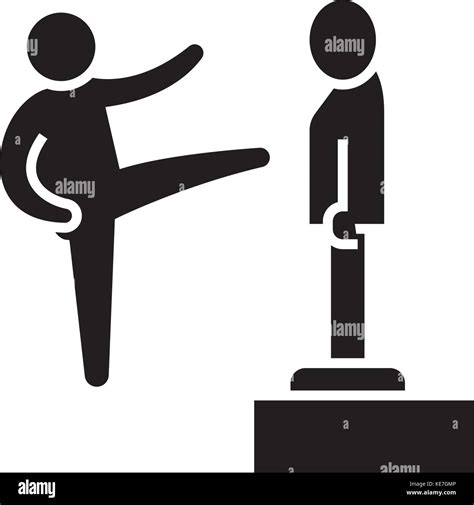 karate martial arts kung fu tae kwon do icon vector illustration