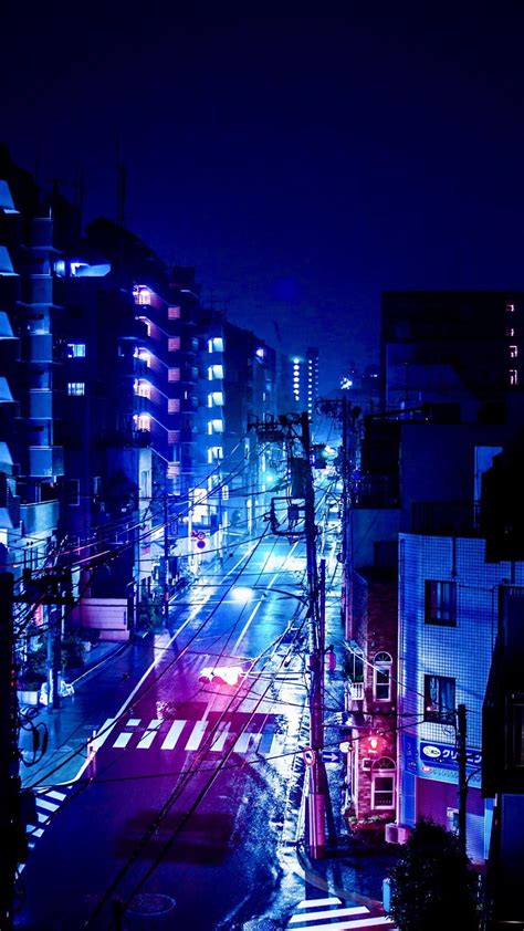 Aesthetic computer wallpapers a collection of the top 71 aesthetic computer wallpapers and backgrounds available for download for free. Anime City Lights At Night Aesthetic Wallpapers - Wallpaper Cave
