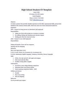 Example year cv for 16 olds. Help Writing A Cv For A 16 Year Old - A CV for a Teenager
