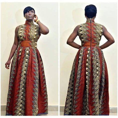 African Maxi Dressafrican Sleeveless Dressafrican Clothing Etsy