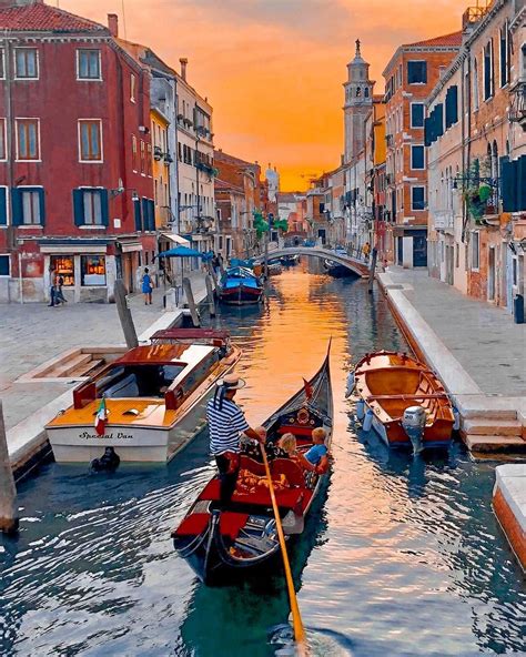 Sunset Reflections In Venice Italy Vacation Italy Travel Europe Travel Italy Photography