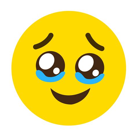 Yellow Faced Smiley Emoji With Tears In Its Sockets 6416635 Vector Art