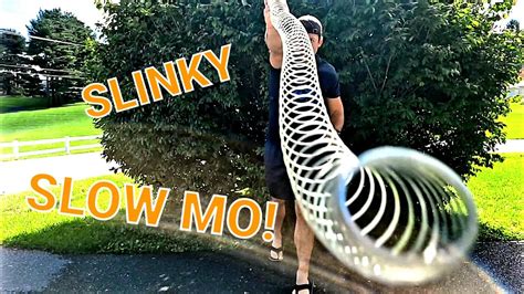 Slinky Dropping In Slow Motion Awesome Physics Youtube