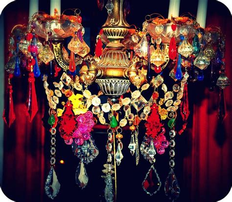 COLORFUL CHANDELIER 2 Gypsy Decor Colorful Chandelier Chandelier