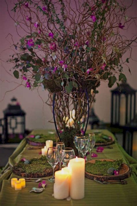 Enchanted Forest Wedding Centerpieces Oosile