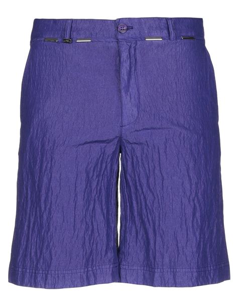 Versace Synthetic Bermuda Shorts In Mauve Purple For Men Lyst