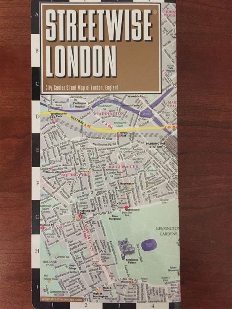Streetwise London Map Laminated City Center Street Map Brand New