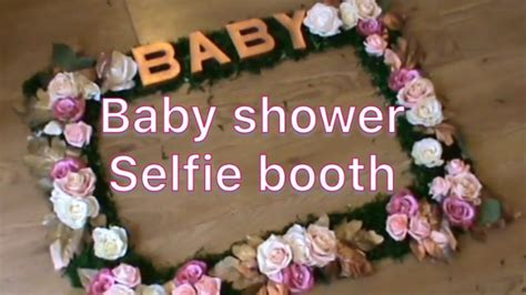 Chic round shape and solid metal construction of this backdrop will give you a robust base for an epic background for your celebration. Baby Shower Selfie Booth **DIY** idea #1 | Bridal shower ...