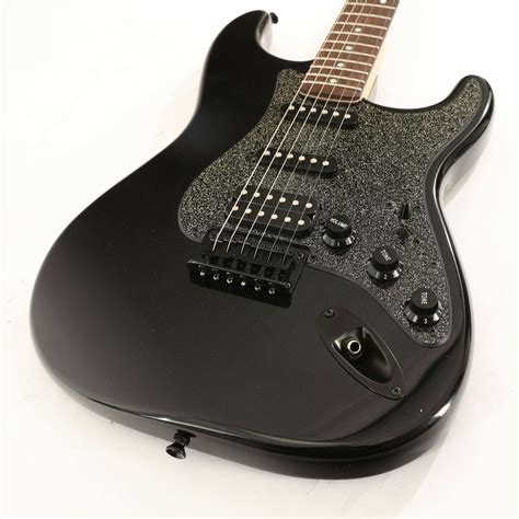 Second Hand Squier Bullet Stratocaster HSS Hardtail In Black