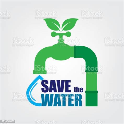 Save The Water Stock Illustration Download Image Now Business