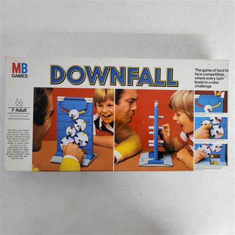 Downfall Board Game Mb Games 1977 Long Box Edition Complete Vintage Ebay