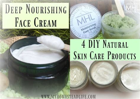 4 Diy Natural Skin Care Products My Homestead Life