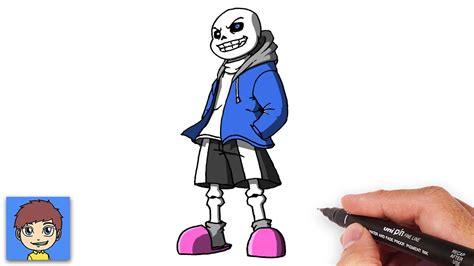How To Draw Sans From Undertale Easy Drawing Step By Step