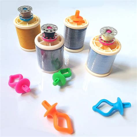 12pcs Silicone Nipple Style Thread Bobbins Holder For Size L M A Sewing Quilting Embroidery
