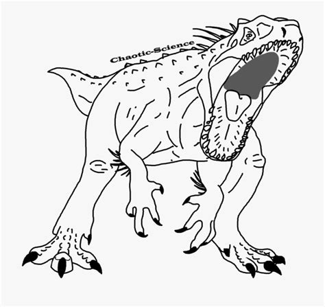 Ausmalbilder Dinosaurier Indominus Rex Malvorlagen