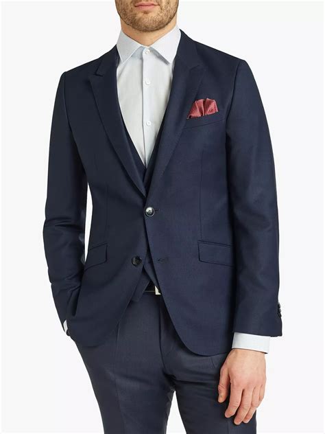 Hugo By Hugo Boss Getlin Harvey Birdseye Slim Fit Suit Jacket Navy At