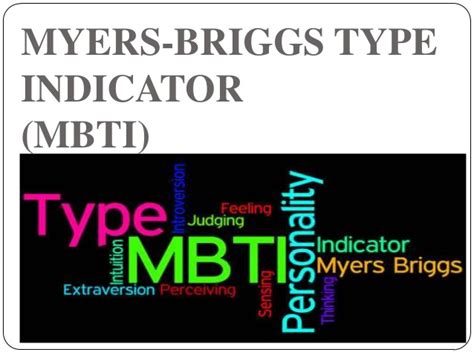 Myers Briggs Type Indicator Mbti