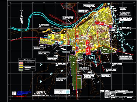 Hazard Map Sullana Peru Dwg Block For Autocad Designs Cad