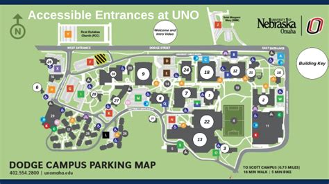 Uno Campus Map By Shelby Burr
