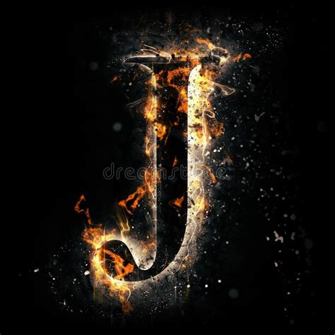 Immer wieder kommt es am telefon zu missverständnissen, wenn man versucht einen namen zu buchstabieren. Fire letter J vector illustration | Fire letters, Letter ...