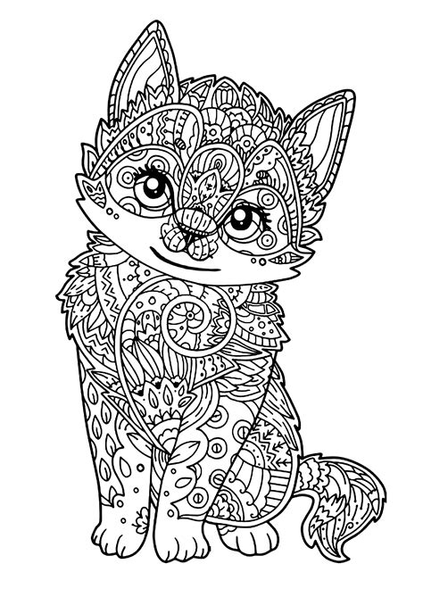 Coloriage D Animaux Impressionnant Photos Mignon Chaton Chats