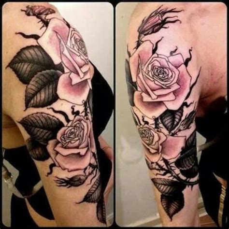 Half sleeves tattoos and quarter sleeves tattoos are the ones, which cover only part of an arm, mostly above the elbow, but can also be done below the elbow. Floral half sleeve | Sleeve tattoos for women, Quarter ...