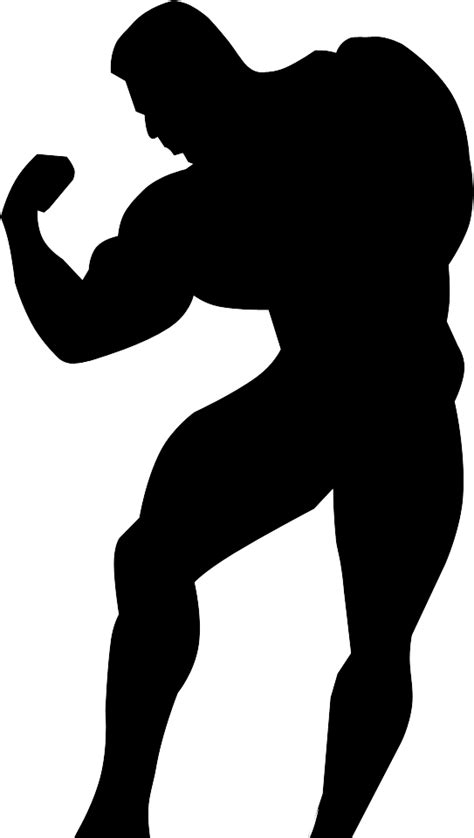 Bodybuilder Silhouette Png