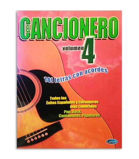 El Cancionero Letras Y Acordes Vol4 Cancionero Salão Musical