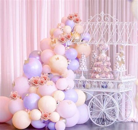 Pastel Balloons Arch Garland Kit 106pcs Pink And Purple Etsy Girls