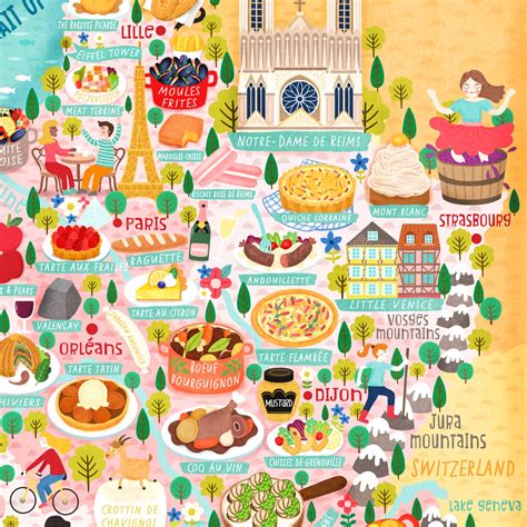 Fédération française de football) is the governing body of football in france. France Food Map Postcard - Amazing Food, Amazing Country