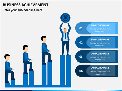 Business Achievement Powerpoint Template Sketchbubble