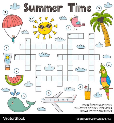 26 Best Ideas For Coloring Summer Printable Puzzles