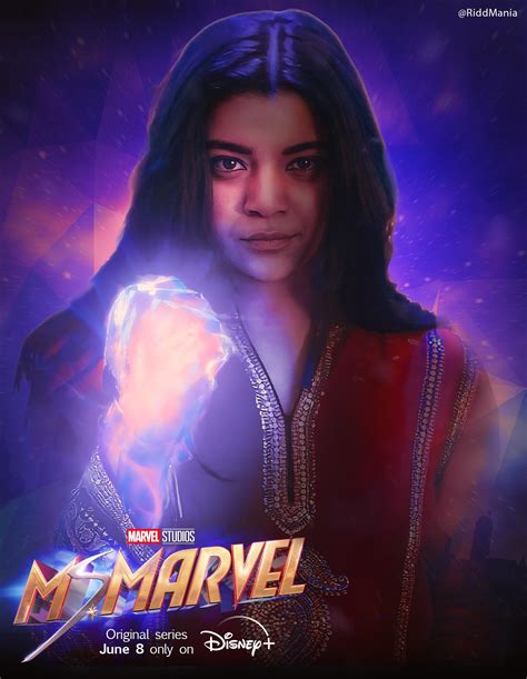 Ms Marvel Poster I Just Made Rmarvel