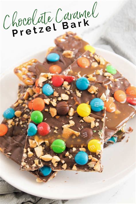 This Yummy Caramel Chocolate Pretzel Bark Could Not Be Easier To Make