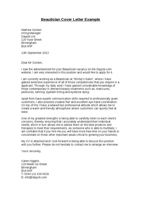 A cover letter is a business document that is written to catch the. COSMETOLOGY STUDENT RESUME COVER LETTER NURSING ASSISTANT ...
