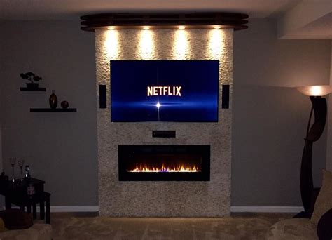 Napoleon Efl50h Linear Wall Mount Electric Fireplace 50 Inch Wall