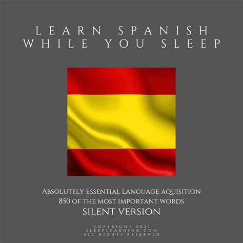Learn Spanish While You Sleep Sleep Learning