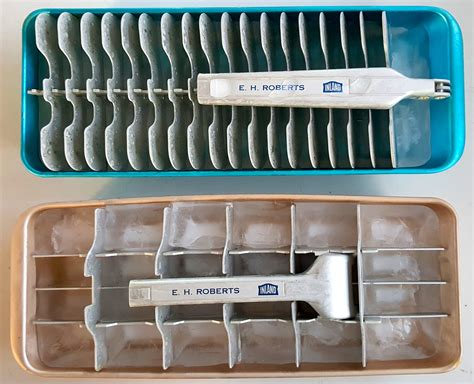 Edward H Roberts Invents Lever Release Aluminum Ice Cube Tray Nomadic