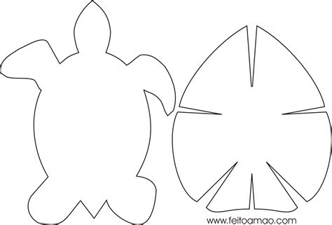 Moldes De Tartarugas Em Eva Para Imprimir