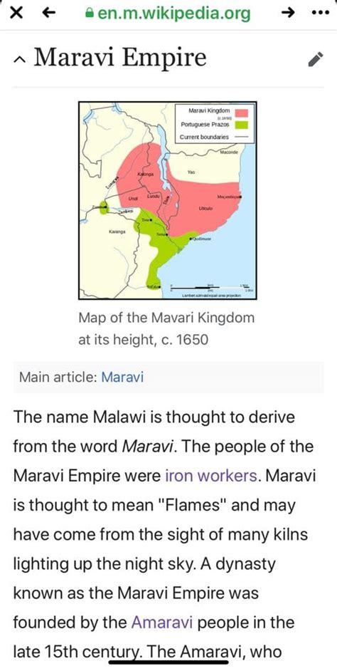 Tha Maravi Empire Malawi Nyasaland Historical Moments Facebook