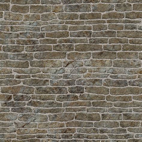 Wall Stone With Regular Blocks Texture Seamless 08367