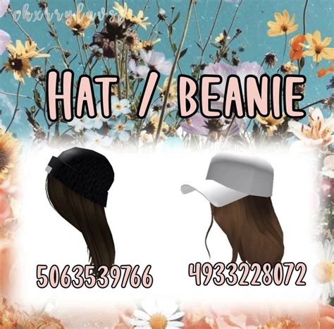 Bloxburg Codes For Hats A More Clear Code Black Bucket Hat Coding