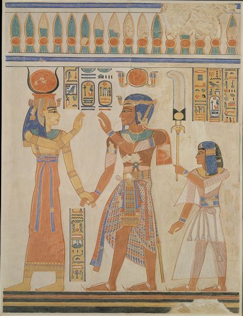 Nina De Garis Davies Ramesses Iii And Prince Amenherkhepeshef Before