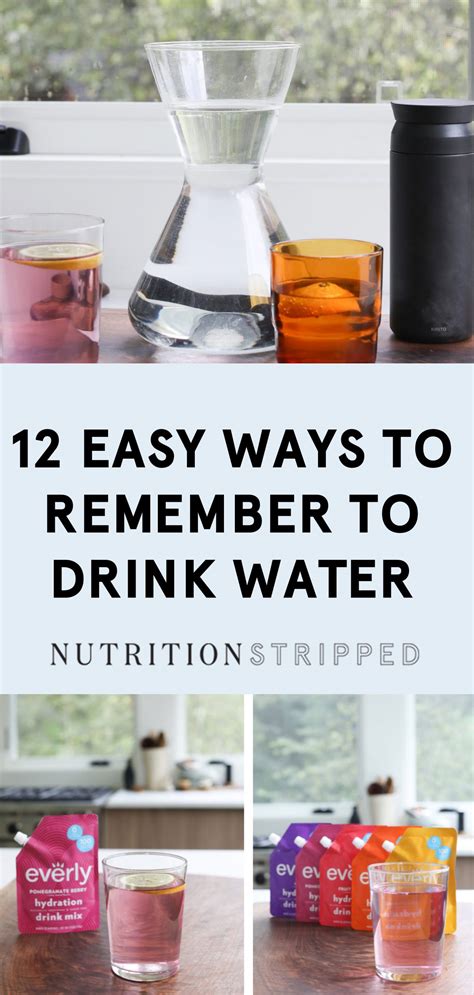 12 Ways To Remember To Drink Water Diet Plan For Skolin