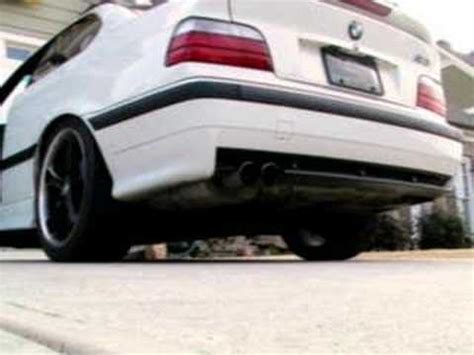 Bmw e46 m3 aftermarket exhaust comparison (agency power, re el diablo, status. BMW E36 M3 Borla Gen 1 Exhaust - YouTube